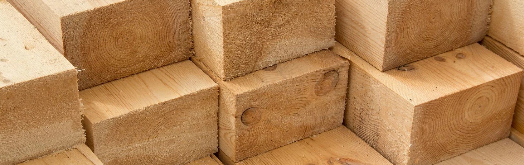 Holz gilt als nachhaltiger Baustoff.