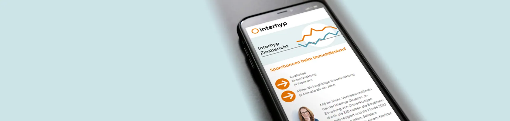 Mit dem Newsletter rund um Baufinanzierung auch auf dem Smartphone up to date bleiben